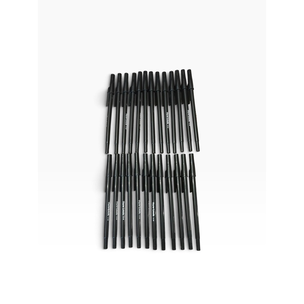 Paper Mate Write Bros Ballpoint Pens 1.0mm Medium Point Black Ink 25 Count